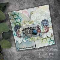 Creative Expressions Starburst Stencil 6 in x 8 in by Taylor Made Journals - CEST157