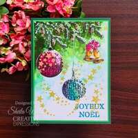 Creative Expressions A Sprinkle of Stars Stencil 6 in x 6 in by Taylor Made Journals - CEST164