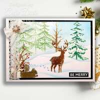 Creative Expressions Woodland Friends Stencil 6 in x 6 in by Taylor Made Journals - CEST166