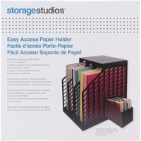 Storage Studios Easy Access Paper Holder Black