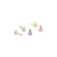 Creative Impressions Metal Brads Pastel 3mm 100pk