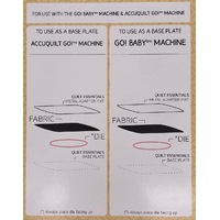 Quilt Essentials Platform For Accuquilt Go! and Go! Baby Machine