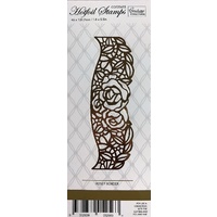 Couture Creations Hotfoil Stamp Rosey Border