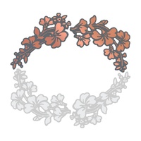 Cut and Foil Die Hotfoil Stamp Lavish Ballroom Sweeping Botanicals