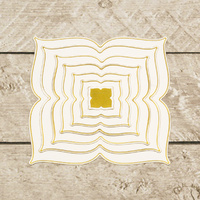 Cut and Foil Die Hotfoil Stamp Nesting Floral Frames