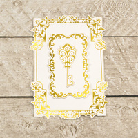 Cut and Foil Die Hotfoil Stamp Decorative Nesting Treasured Frames