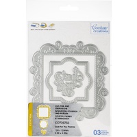 Esthetica Cut and Foil Die Hotfoil Stamp Just For You Frames