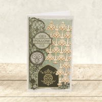 Cut and Foil Die Hotfoil Stamp Gentleman's Crafter Tropical Damask Background
