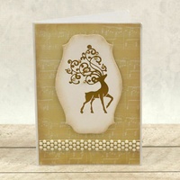 Couture Creations Hotfoil Stamp Naughty Or Nice Prancer