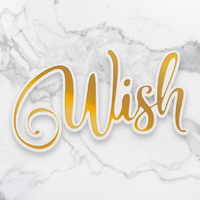 Couture Creations Cut Foil Emboss Dies Delightful Sentiments Wish