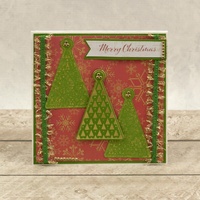 Cut and Hotfoil Stamp Dimensional Decorations Tree Bauble