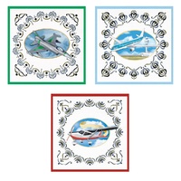 Couture Creations 3D Decoupage Set Its a Mans World Airplanes