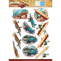 Couture Creations 3D Decoupage Set Its a Mans World Airplanes 2