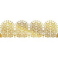 Couture Creations Hotfoil Stamp Peaceful Peonies Lacey Border