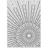 Couture Creations Background Stamp - Star Burst