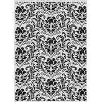 Couture Creations Background Stamp - Flourished Flowers