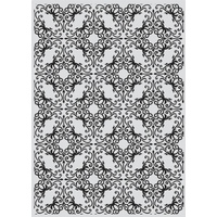 Couture Creations Background Stamp - Interlocking Pattern