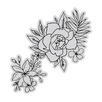 Couture Creations Stamp Set Vintage Tea -  Rose 1