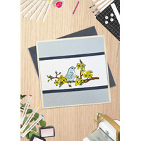 Couture Creations GoLetterPress Metal Impression Plate - 8 - Friends Floral
