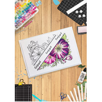 Couture Creations - Parkside Crafts Photopolymer Stamp Set - Petunia