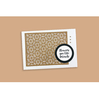 Couture Creations - Parkside Crafts Cutting Die Set - Geometric Floral Background