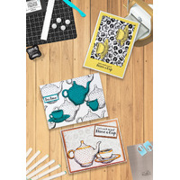 Couture Creations - Parkside Crafts Photopolymer Stamp Set - Earl Grey
