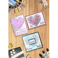 Couture Creations - Parkside Crafts Cutting Die Set - Geometric Hearts