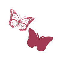 Couture Creations - Blues By You - Butterfly 1 Stamp And Die Set