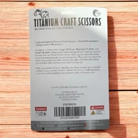 Couture Creations Titanium Craft Scissors 3pc