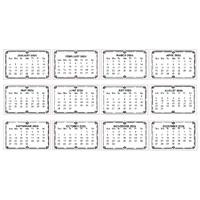 Couture Creations Calendar Tabs 10 Pack 2026