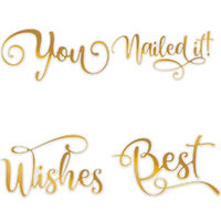 Couture Creations Cut Foil Emboss Sentiment Bundle 2