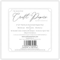 Craft Consortium Double-Sided Paper Pad 6X6 40/Pkg Brick Textures