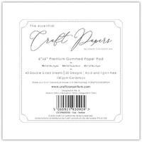 Craft Consortium Double-Sided Paper Pad 6X6 40/Pkg Tartan