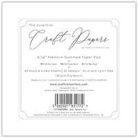 Craft Consortium Double-Sided Paper Pad 6X6 40/Pkg Beach Hut