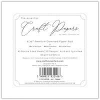 Craft Consortium Double-Sided Paper Pad 6X6 40/Pkg Ombre