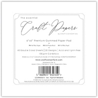 Craft Consortium Double-Sided Paper Pad 6X6 40/Pkg Pigment Infusions