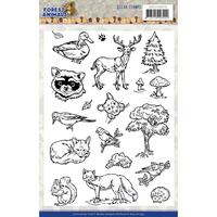 Amy Design Clear Stamps Forest Animals 