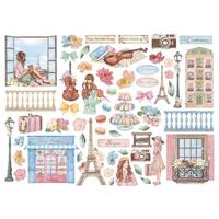 Stamperia Die Cuts Create Happiness Oh La La