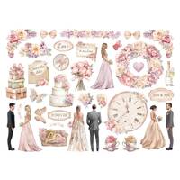 Stamperia Assorted Die Cuts Romance Forever Ceremony Edition - DFLDC89