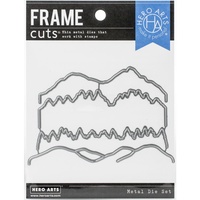 Hero Arts Frame Cut Dies Mountains At The Lake