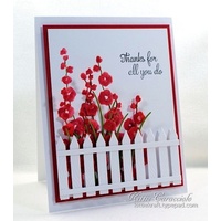 Impression Obsession Die Picket Fence DIE206V 