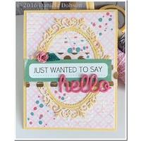 Impression Obsession Die Hello DIE376B 