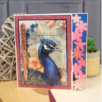 Hunkydory Crafts Fancy-Edge Card Blanks - Floral Edge