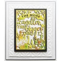 Sue Wilson 3D Embossing Folder 5.75 x 7.5 Moroccan Tile