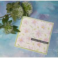 Creative Expressions Lovely Lilies 6 in x 6 in 3D Embossing Folder EF3D-058