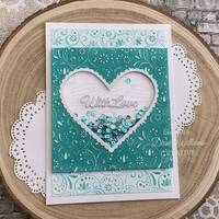 Creative Expressions Botanical Swirls 5 in x 7 in 3D Embossing Folder EF3D-072