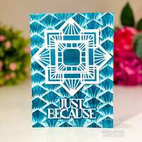 Creative Expressions Art Deco Rhapsody 5 in x 7 in 3D Embossing Folder EF3D-078