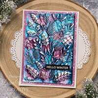 Creative Expressions Winter Foliage 5 in x 7 in 3D Embossing Folder EF3D-084