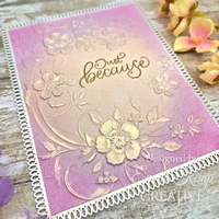 Blossom Wreath - Embossing Folder By Creative Expressions