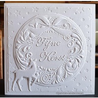 Nellie Snellen 3D Embossing Folder 6x6 Wreath EF3D007